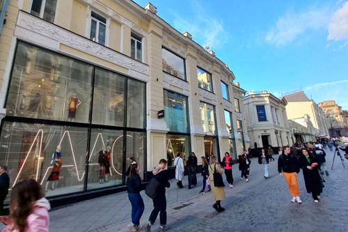 Franquicia Zara Rusia