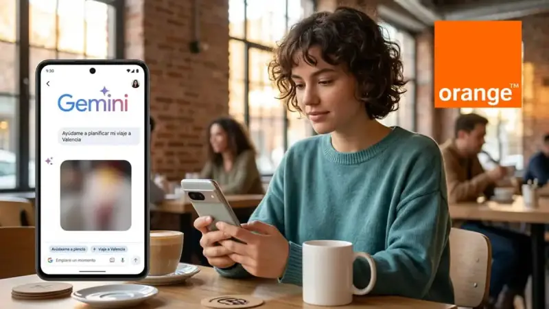 Orange responde con Gemini a la alianza ChatGPT-Movistar franquicia orange gemini